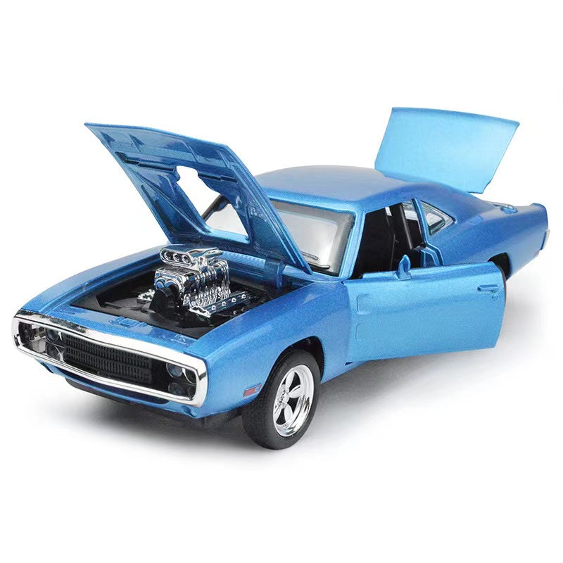 Miniatura Carro Velozes e Furiosos Dodge Charger Azul