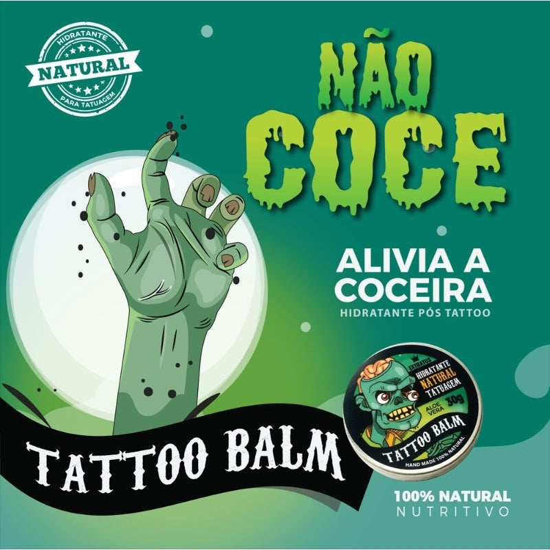 Pomada Tattoo Balm Aftercare Hidratante Vegano 30g