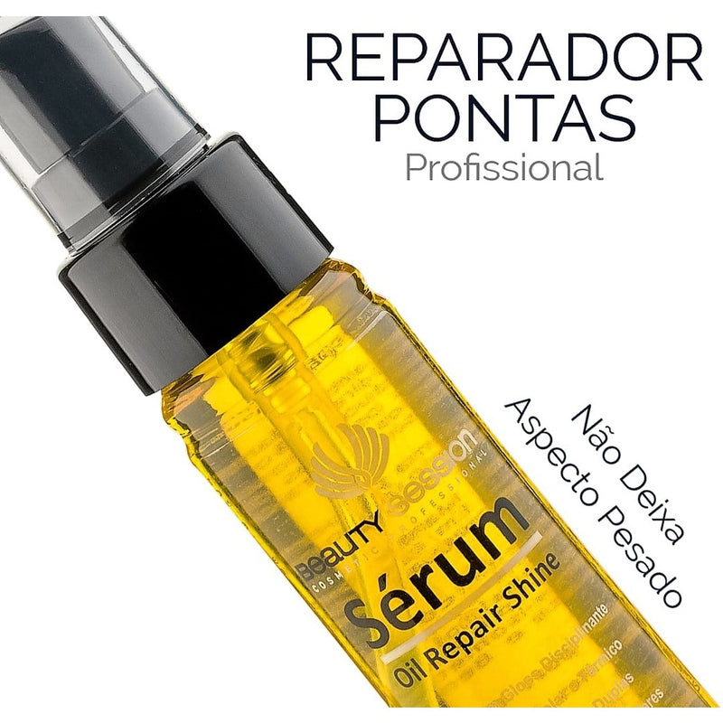 Kit Finalizadores Reparador pontas 45ml + Protetor Térmico Profissional 100ml