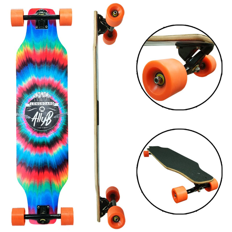 Longboard Montado Completo Allyb Psicodelico