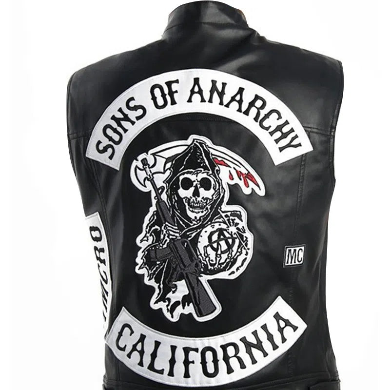 Colete de Couro Harley Sons Of Anarchy California