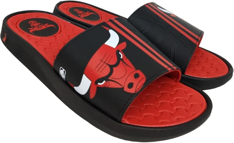 Chinelo Rider Pump Nba Chicago Bulls Vermelho