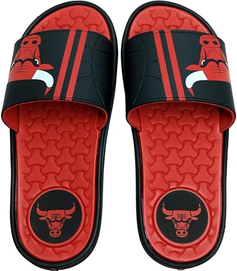 Chinelo Rider Pump Nba Chicago Bulls Vermelho