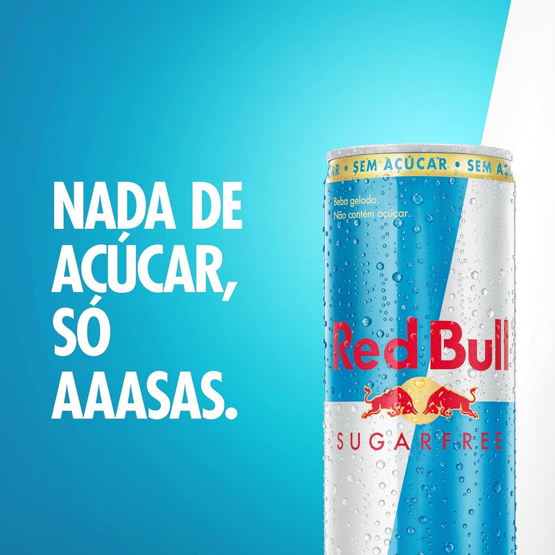 Pack c/ 24 Latas Red Bull Sem Açúcar 355ml