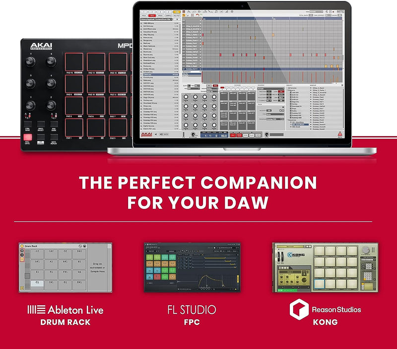 Controlador MIDI AKAI MPD 218 16 Teclas