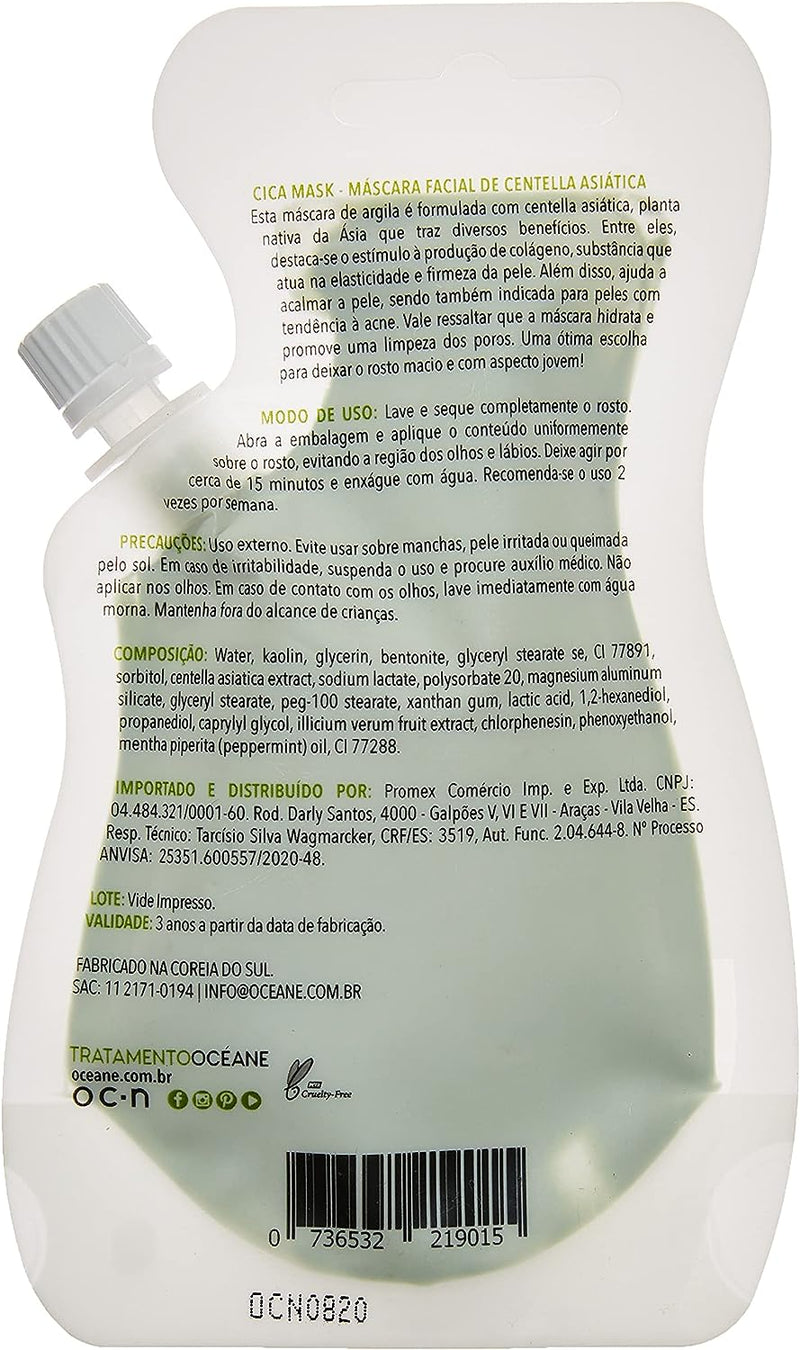 Kit 2x Máscara Facial de Argila com Centella Asiática - Cica Mask 35ml