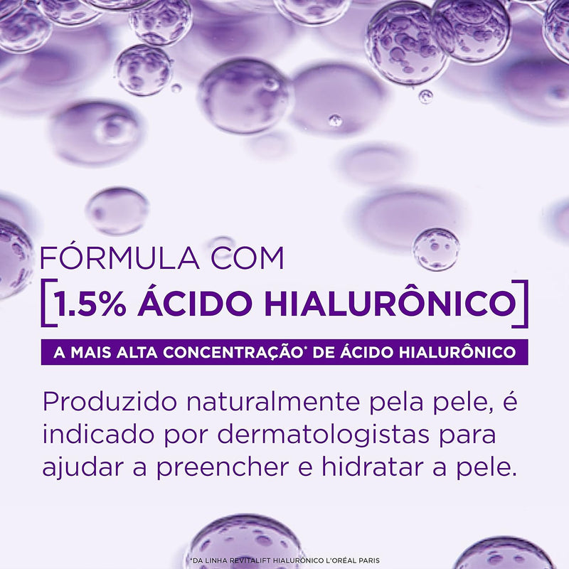 Sérum Anti-Idade Hidratação Preenchedora Revitalift 1,5% de Ácido Hialurônico Puro 30ml