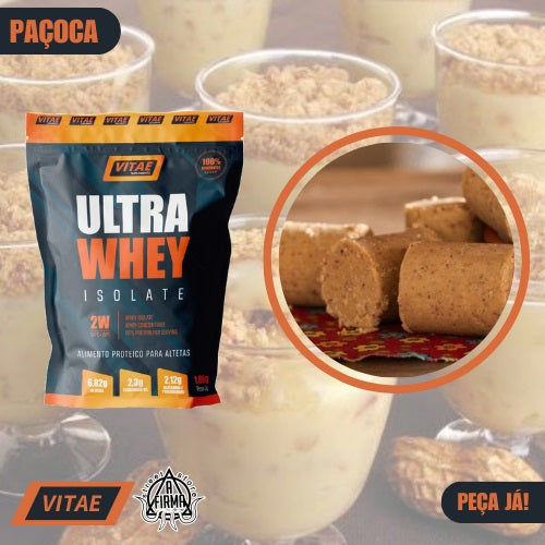 Ultra Whey Protein Isolate Vitae 1.8kg Refil - 8 Sabores