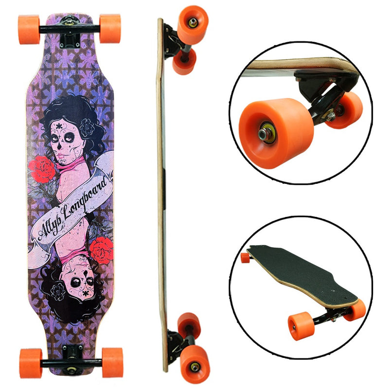 Longboard Montado Completo Allyb Mexican Rose