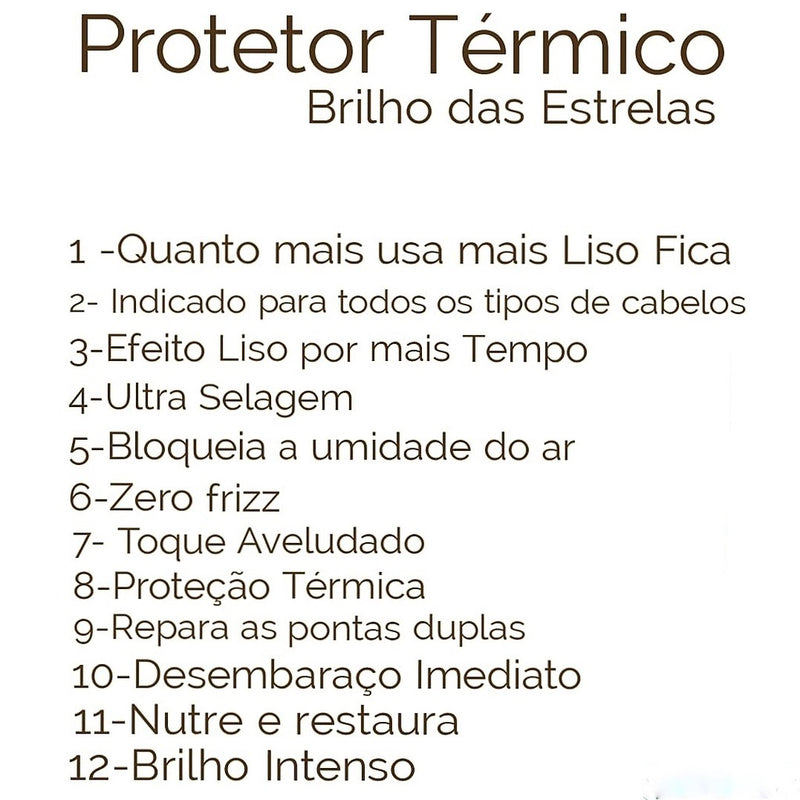 Kit Finalizadores Reparador pontas 45ml + Protetor Térmico Profissional 100ml