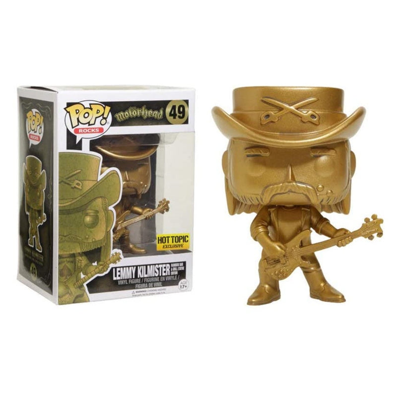 Funko Pop 50 Rocks Lemmy Kilmister 49 GOLD