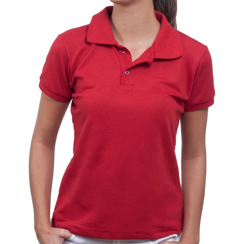 Camisa Polo Babylook Piquet - 10 Cores