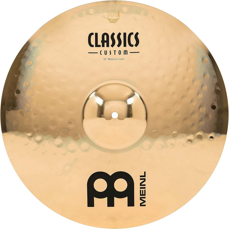 Prato Meinl Cymbals Classics Custom Brilliant Crash Medium Alemanha