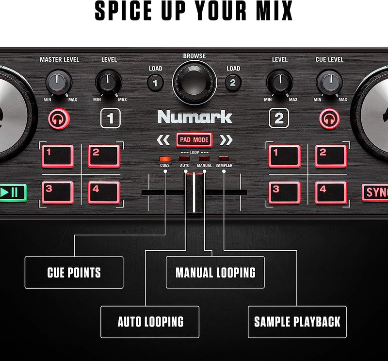 Controladora Numark DJ2GO2 Touch