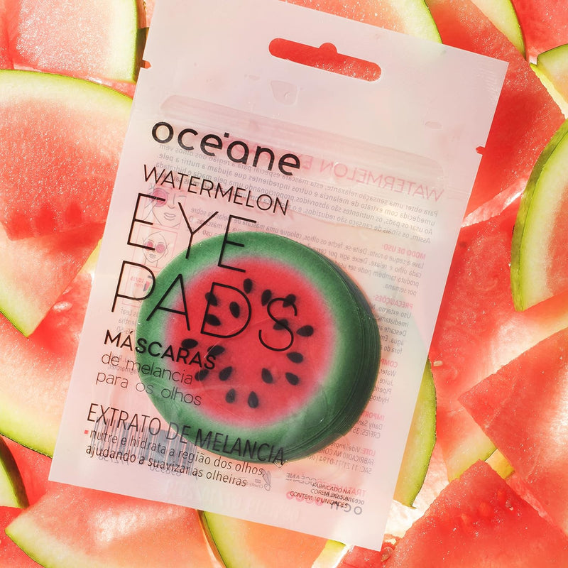 Máscara Para Olhos de Melancia Watermelon Eye Pads 10unidades