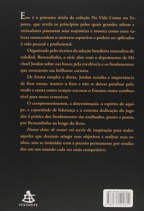 Nunca deixe de tentar, de Michael Jordon