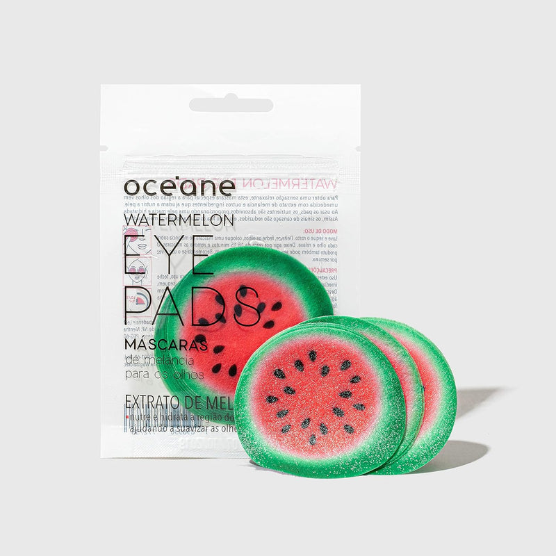 Máscara Para Olhos de Melancia Watermelon Eye Pads 10unidades