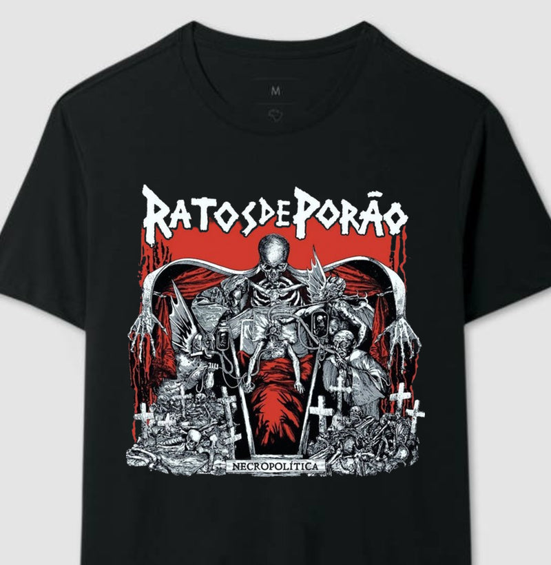 Camiseta Ratos de Porão Necropolítica