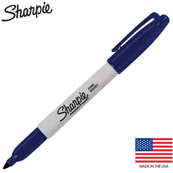 Caneta Sharpie Marcador Permanente Ponte Fina Original