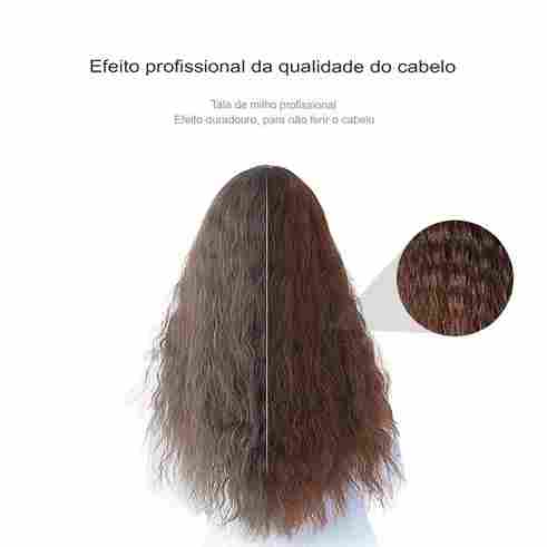 Alisador de Cabelo Kemei Turmalina Curling Crimper