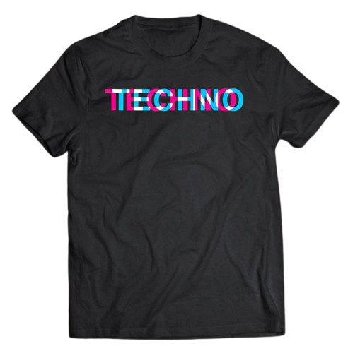 CAMISETA TECHNO GLITCH TIPPY RAVE