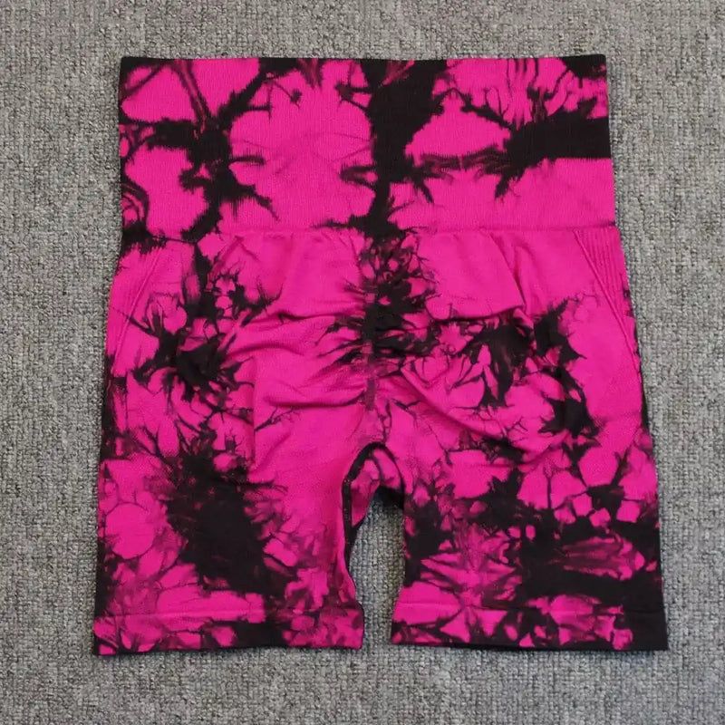 SHORT YOGA A FIRMA SEAMLESS TIE DYE - 24 Modelos