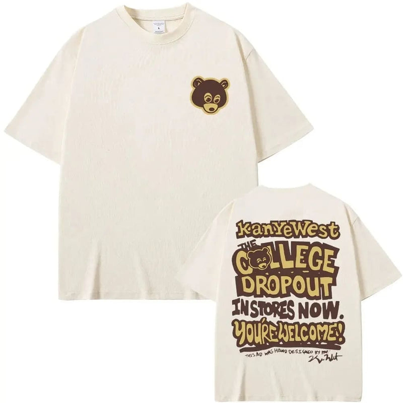 CAMISETA KANYE WEST COLLEGE DROPOUT - 8 Cores disponíveis