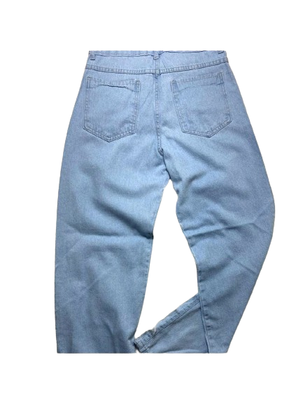 Calça Jeans M&F Azul Claro Balão