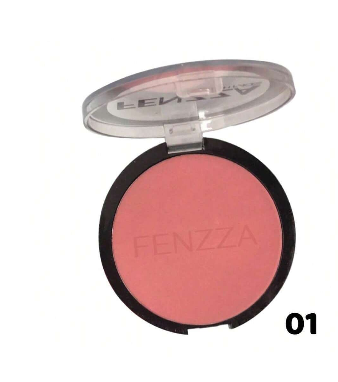 Blush em Pó Compacto Facial Faces Fenzza Rosa Coral