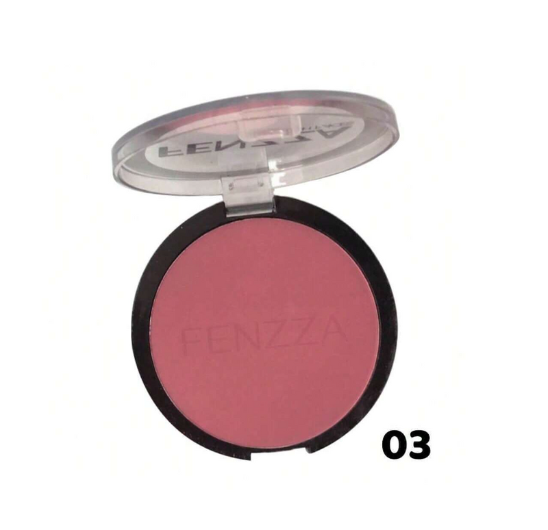 Blush em Pó Compacto Facial Faces Fenzza Rosa Coral