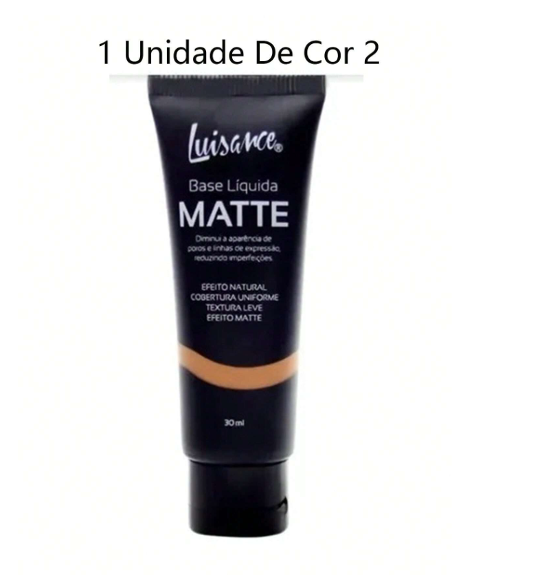 Base Líquida Matte Luisance Efeito Natural 30ml