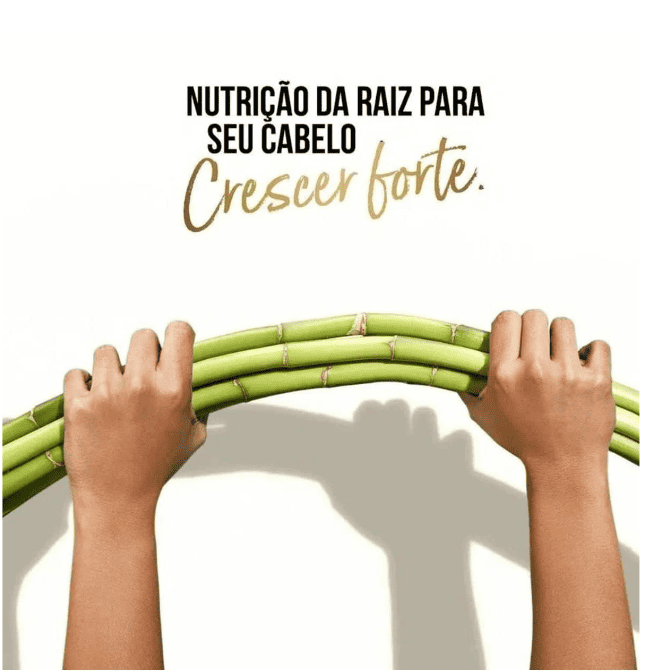 Máscara Bambu Nutre & Cresce Com Óleo De Rícino Pantene 600ml