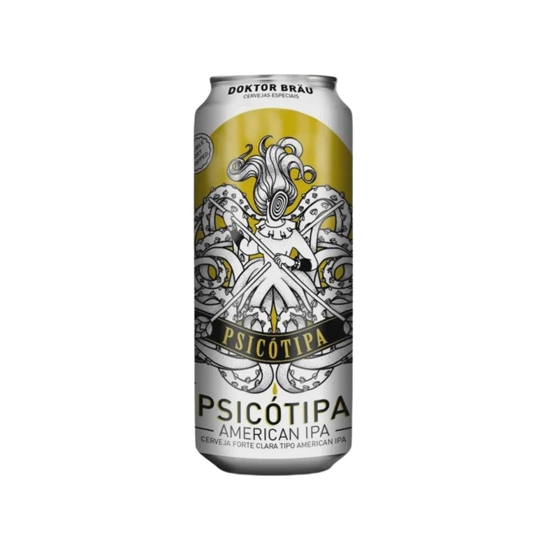 Cerveja Doktor Brau Psicótipa American IPA 473ml lata