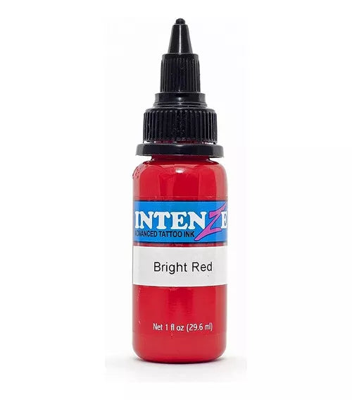 Tinta Tatuagem Intenze 30ml Bright Vermelho