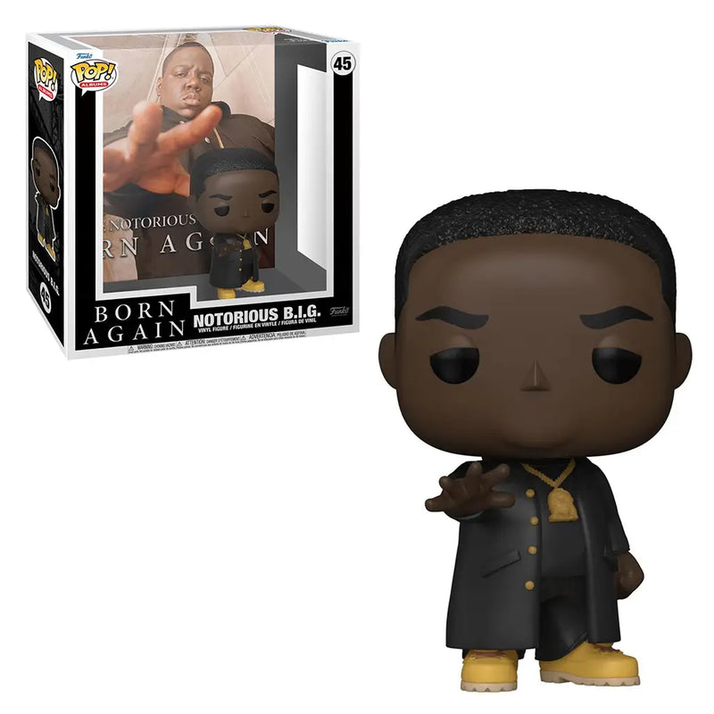 Funko Pop Notorious B.I.G Album Born Again Deluxe 45