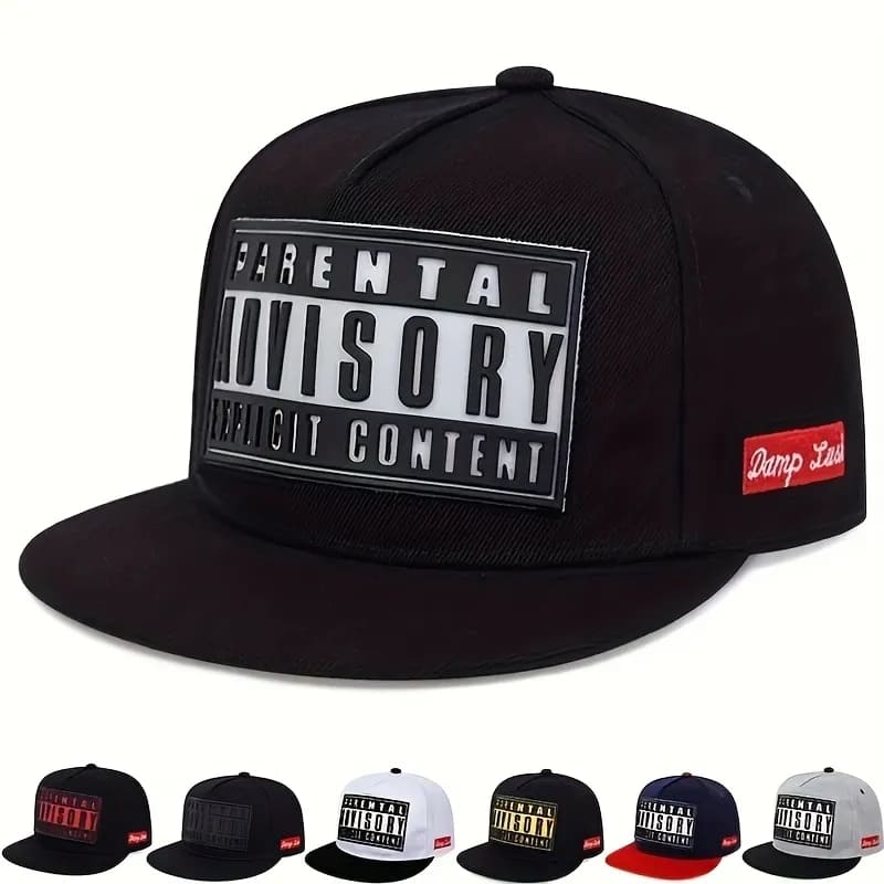 SNAPBACK PARENTAL ADVISORY EXPLICIT CINZA