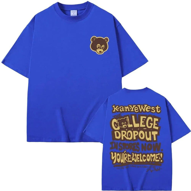 CAMISETA KANYE WEST COLLEGE DROPOUT - 8 Cores disponíveis