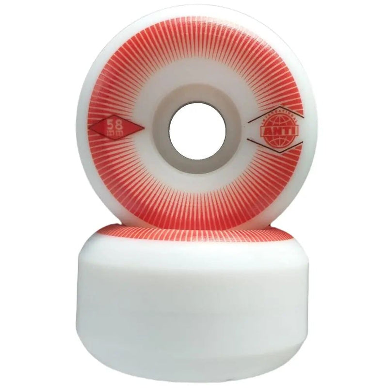 Roda Anti Action 58mm 101A 4AT Vermelho