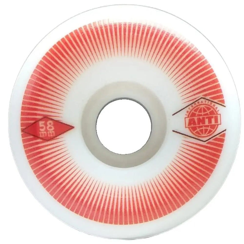 Roda Anti Action 58mm 101A 4AT Vermelho