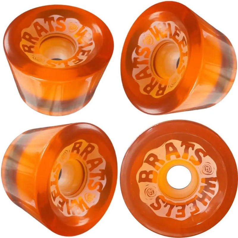 Roda Brats 70mm 78A Translucid Orange