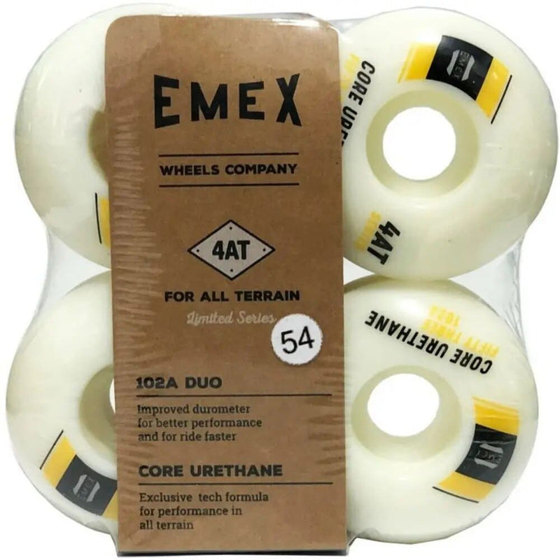 Roda Emex 54mm 102A Amarelo