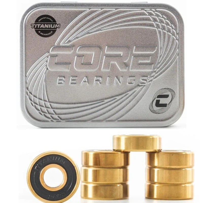 Rolamento Core Bearings Titanium Dourado