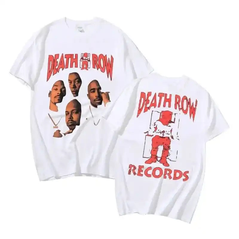 CAMISETA DEATH ROW RECORDS DUPLA FACE - 11 Cores disponíveis