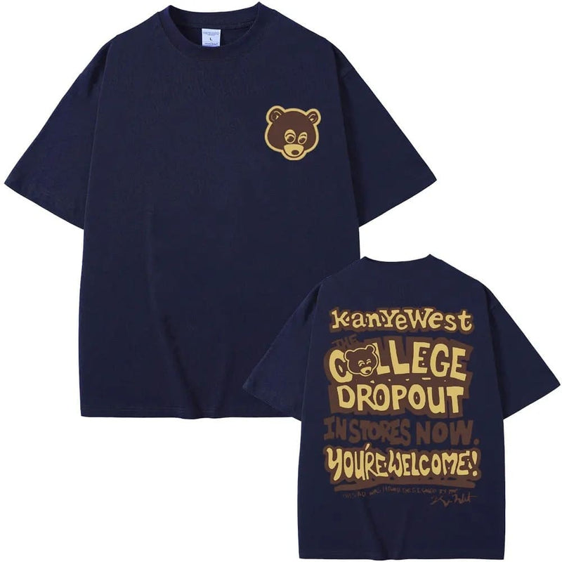 CAMISETA KANYE WEST COLLEGE DROPOUT - 8 Cores disponíveis