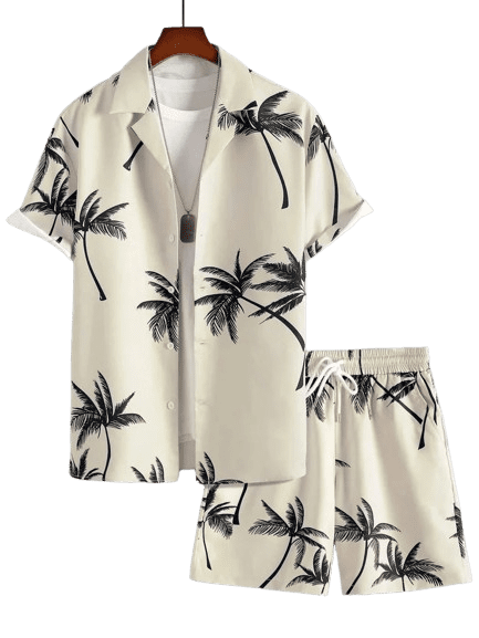 Conjunto CAMISA + CALÇÃO Summer Cáqui