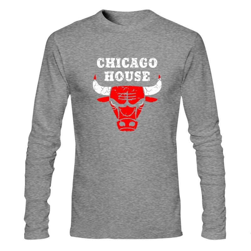 CAMISETA MANGA LONGA CHICAGO HOUSE - 7 Cores disponíveis