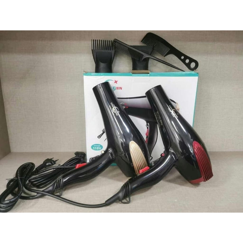 Secador De Cabelo Chuangxin Turbo  6000w 4 Em 1