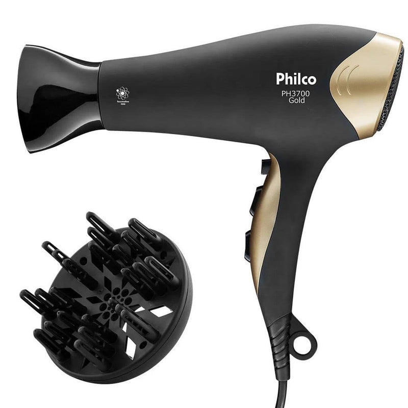 Secador De Cabelo Philco Gold Tourmaline Ph3700 2000W