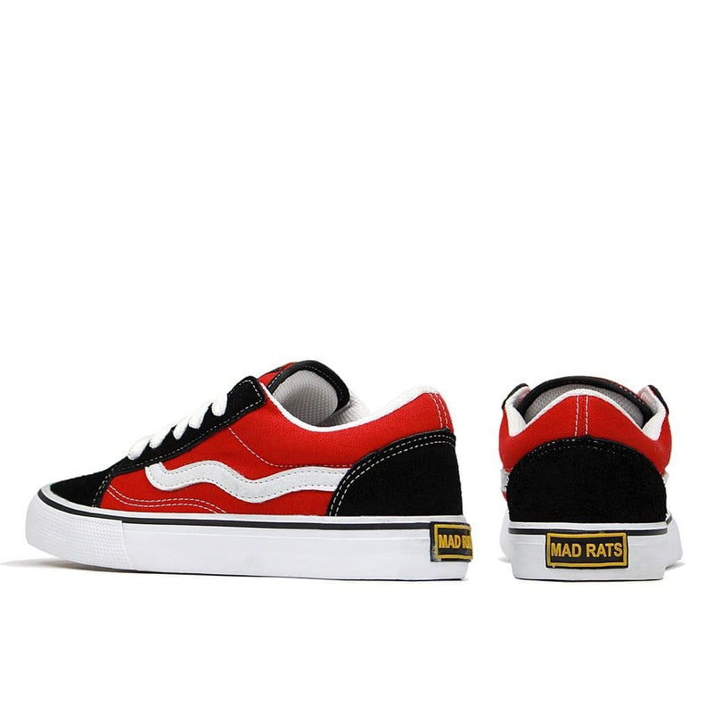 Tênis Mad Rats Skate Old School Preto Vermelho