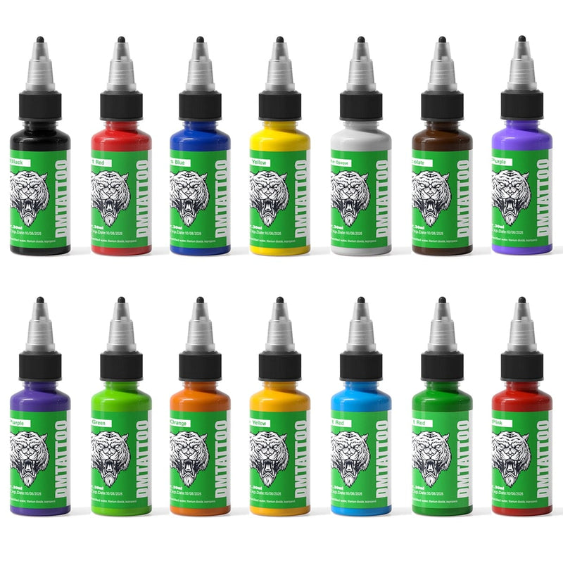 Tinta DM Natural Bady Ink 30ml - Kit 14 Unidades